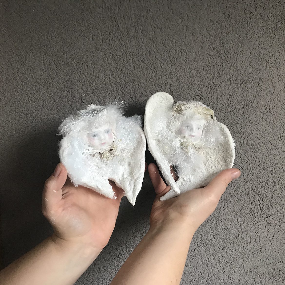 Cotton Angel Handmade Christmas dolls