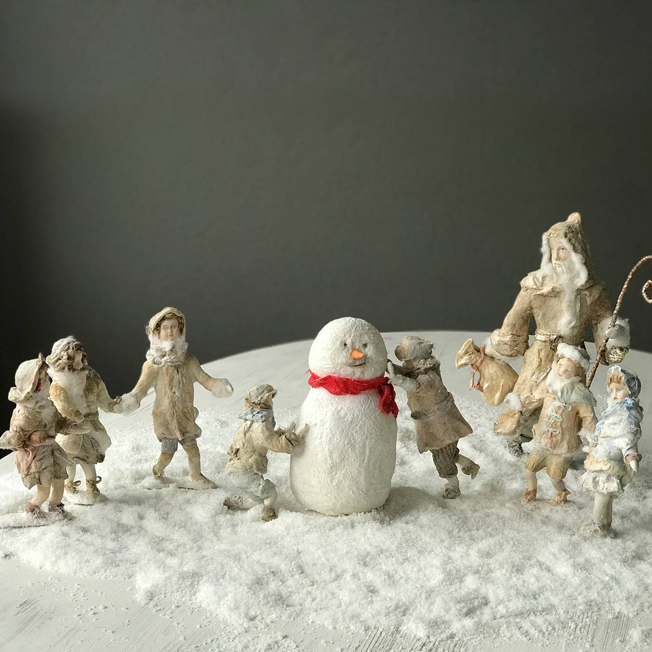 handmade snowman doll
