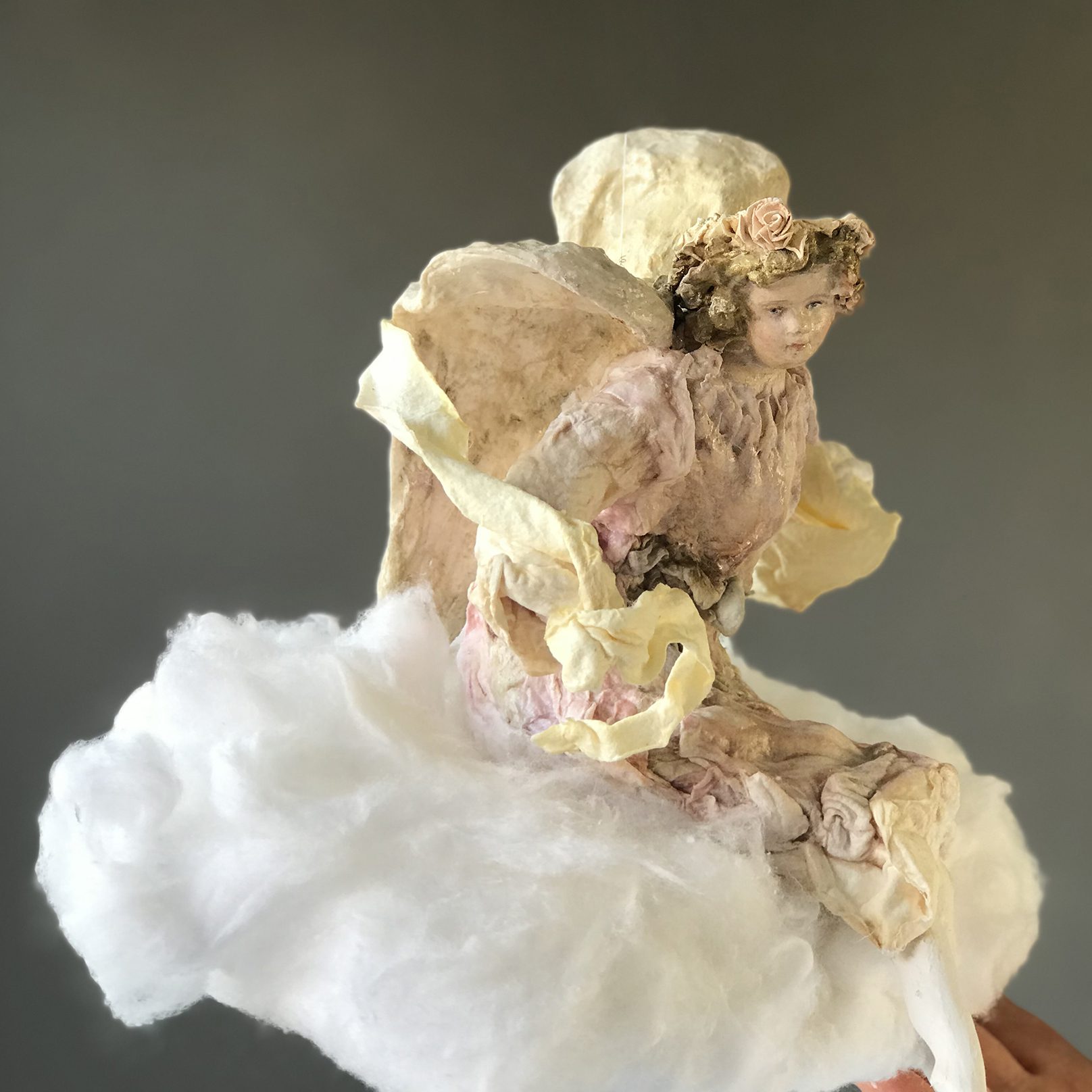 handmade victorian angel doll