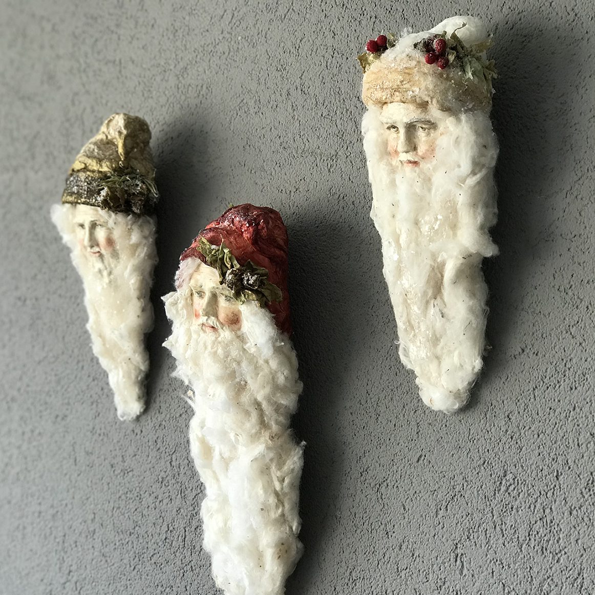 handmade santas clauses