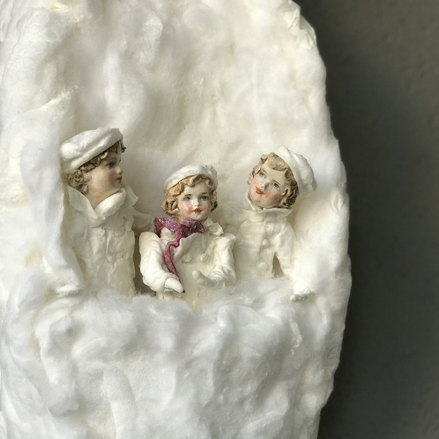 antique santa claus dolls
