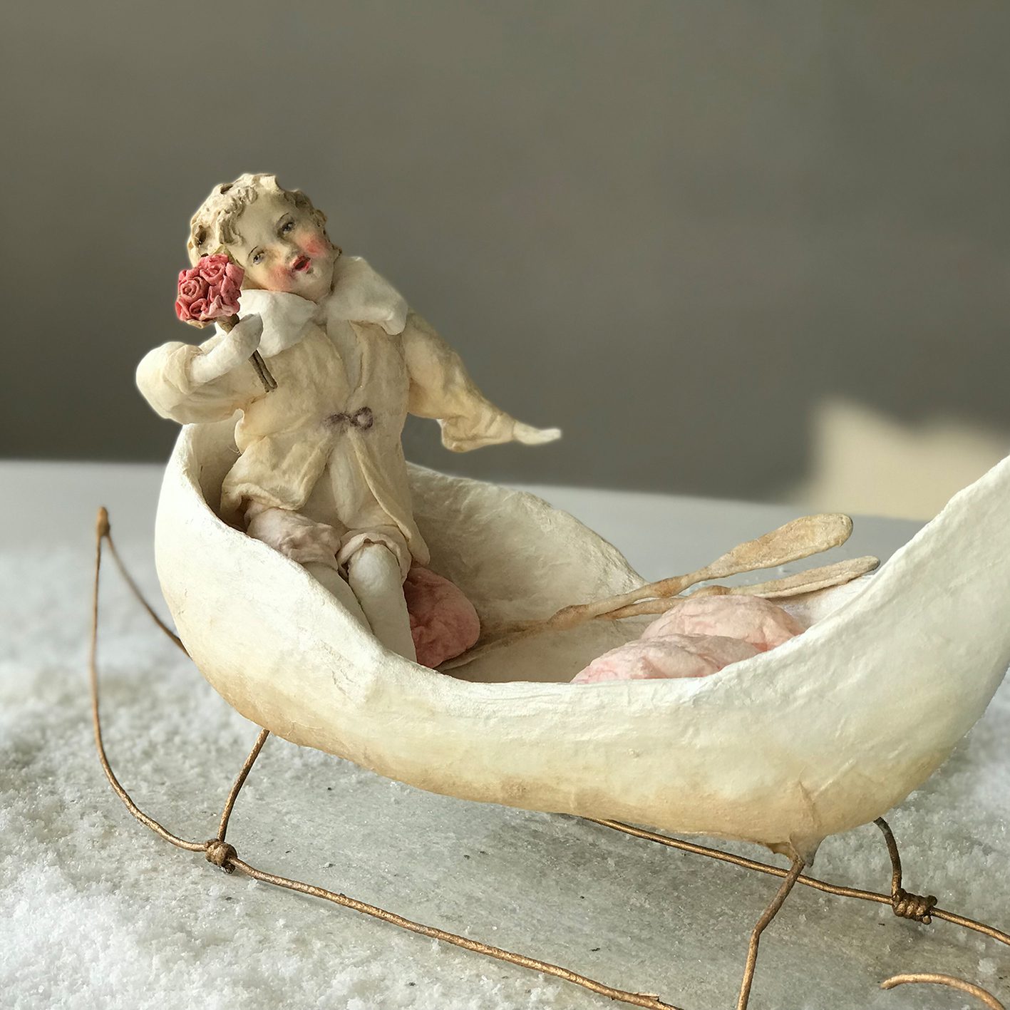 handmade swan doll